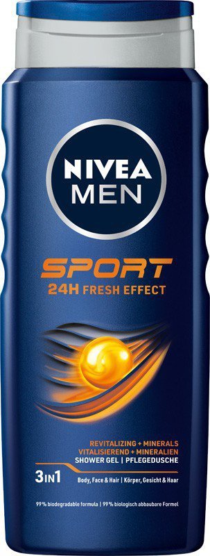 Nivea Men Żel pod prysznic Sport 24H Fresh Effect  500ml