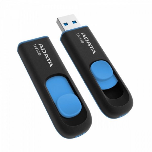 Adata Pendrive  DashDrive UV128 32GB USB 3.2 Gen1 czarno - niebieski