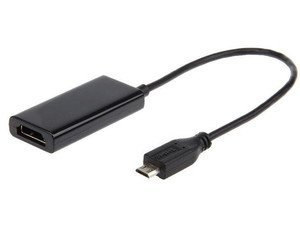 Gembird Adapter MHL(M)-&gt;HDMI(F)+USB Micro(BF)(5 PIN) 16cm