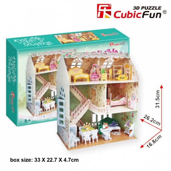 Cubic Fun Puzzle 3D Domek dla lalek Dreamy