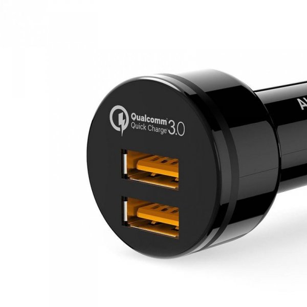 AUKEY CC-T8 ultraszybka ładowarka samochodowa 2xUSB Quick Charge 3.0 6A 36W