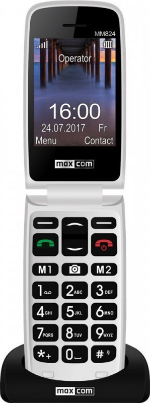 Maxcom MM824BB CZARNY Poliphone/Big button