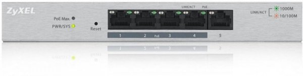 Zyxel GS1200-5 5Port Gigabit webmanaged Switch GS1200-5-EU0101F