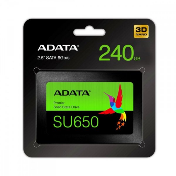 Adata Dysk SSD Ultimate SU650 240G 2.5 S3 3D TLC Retail