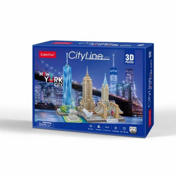 Cubic Fun Puzzle 3D City Line New York