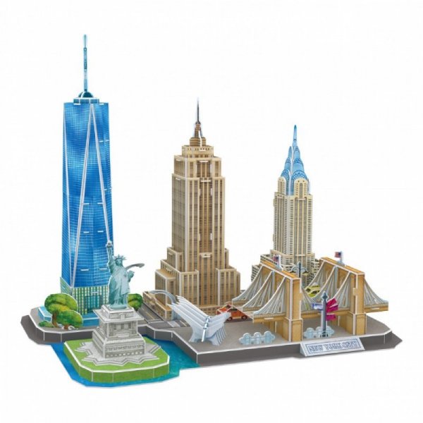 Cubic Fun Puzzle 3D City Line New York