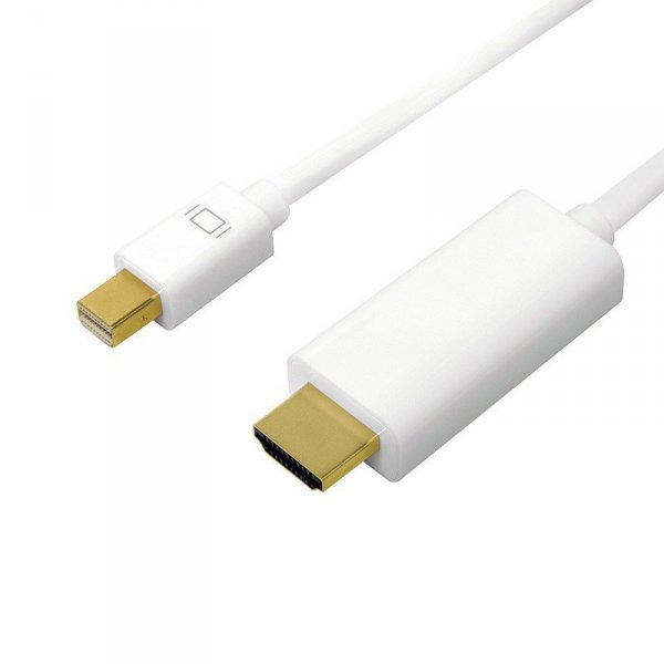 LogiLink Kabel mini DisplayPort do HDMI,4K 1m Biały