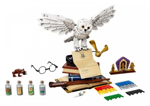 LEGO Klocki Harry Potter 76391 Ikony Hogwartu - Hedwiga  (edycja kolekcjonerska)