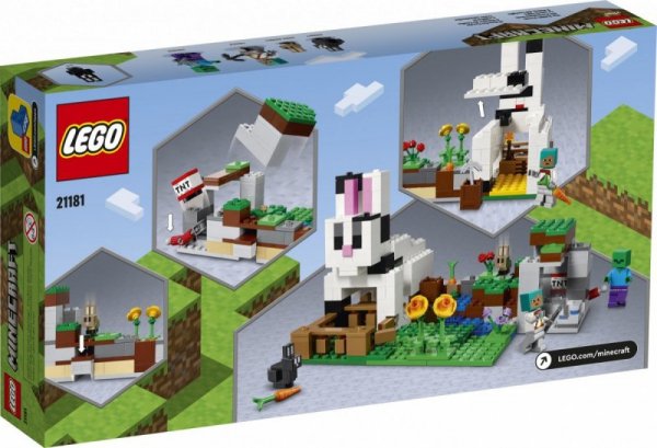 LEGO Klocki Minecraft 21181 Królicza farma