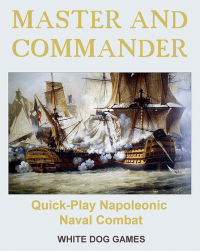 Master & Commander. Napoleonic Naval Combat canvas map 17 x 22 