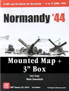 Normandy '44 Mounted Map + 3 Box