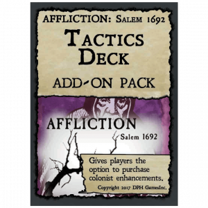 AFFLICTION: Salem 1692 – Tactics Card Add-on Pack