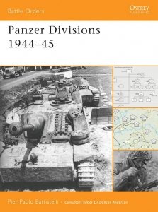 BATTLE ORDERS 038 Panzer Divisions 1944-45 
