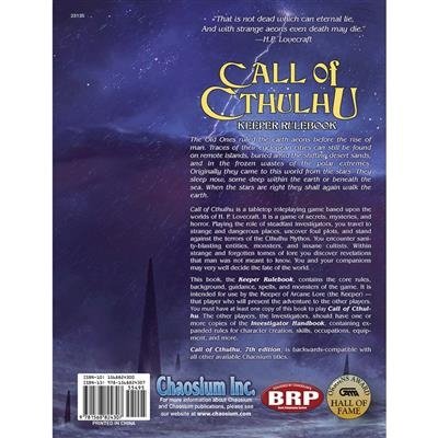 Call of Cthulhu: Keeper Rulebook - 7th Edition