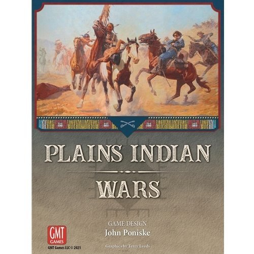 Mounted Map Plains Indian Wars