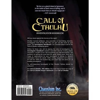 Call of Cthulhu: Investigator Handbook