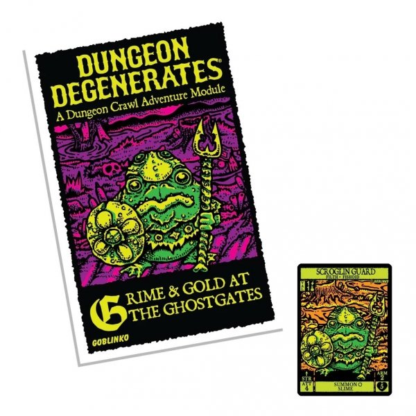 Dungeon Degenerates: Grime &amp; Gold at the Ghostgates Adventure Book