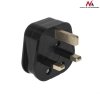 MCE193 52067 Wtyk UK czarny do montażu na kabel 13A 230V UK 3 Pin