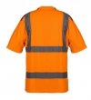T-shirt ostrzegawczy, ciemny dół, pomarańczowy, rozmiar L