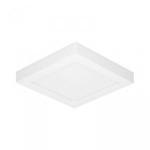 LETI LED 18W, oprawa downlight, natynkowa, kwadratowa, 1500lm, 3000K, biała, wbudowany zasilacz LED