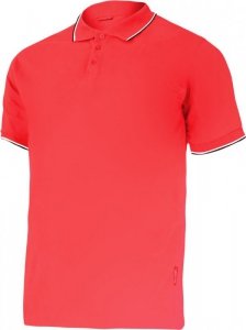Koszulka polo 190g/m2, czerwona, 2xl, ce, lahti