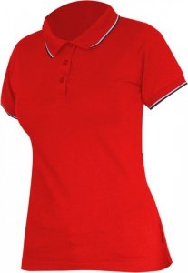 Koszulka polo damska 190g/m2, czerwona, xl, ce, lahti