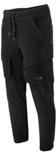 Spodnie joggery czarne stretch, 2xl, ce, lahti