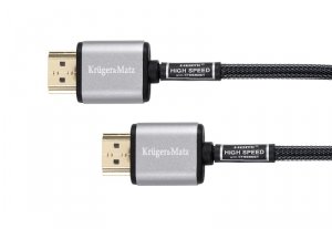 Kabel HDMI - HDMI wtyk-wtyk (A-A) 1.8m Kruger&Matz 4K