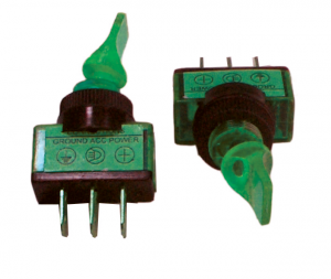 PRK0016D Złącze przełącznik ASW-14D zielony