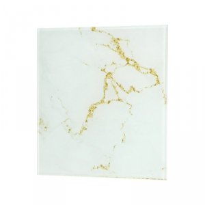 Panel szklany, Uniwersalny, kolor granit biało/złoty połysk