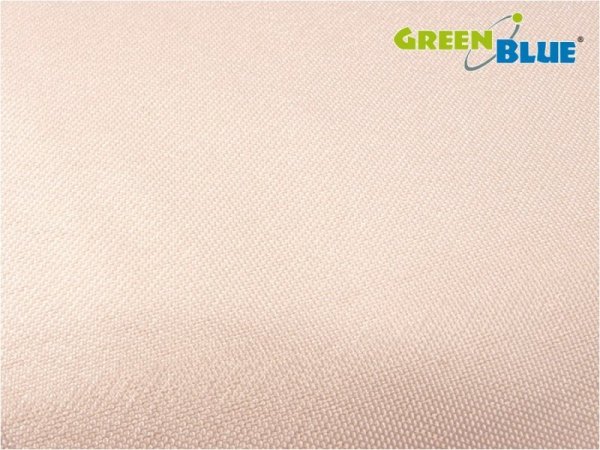 Żagiel ogrodowy zacieniacz UV poliester 3,6m kwadrat GreenBlue GB503 kremowy hydrofobowa powierzchnia