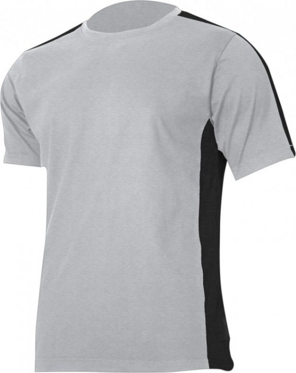 Koszulka t-shirt 180g/m2, szaro-czarna, "m", ce, lahti