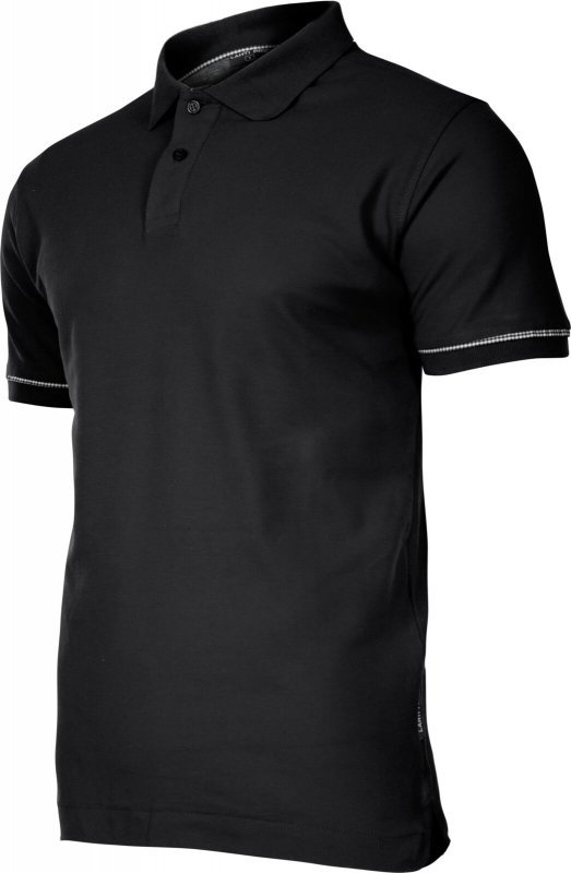 Koszulka polo, 220g/m2, czarna,  "s", ce, lahti