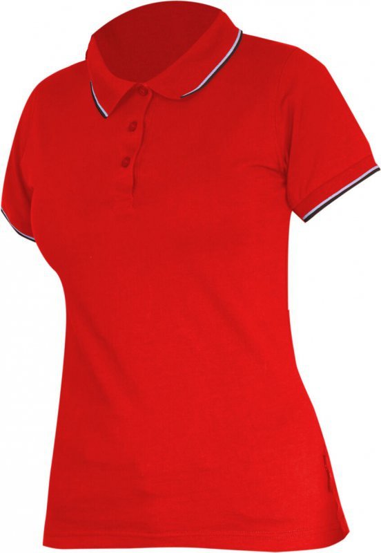 Koszulka polo damska 190g/m2, czerwona, "xl", ce, lahti