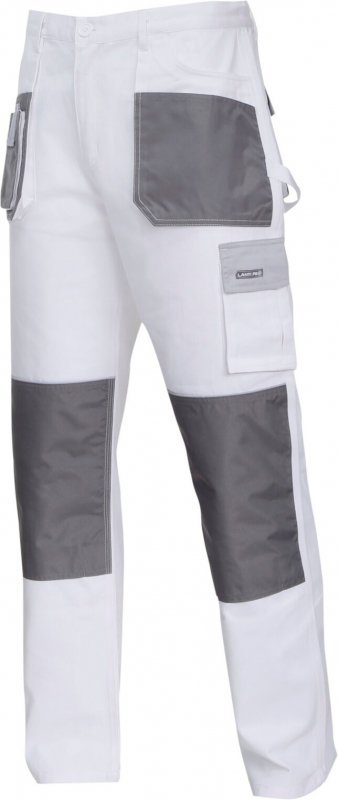 Spodnie biało-szare 100% bawełna, "m (50)", ce, lahti
