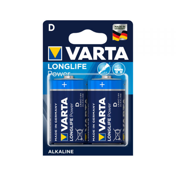 Bateria alkaliczna VARTA LR20 LONGLIFE 2szt./bl.