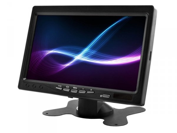 Nvox ahm612r-s dual monitor samochodowy wolnostojący lcd 7cali cali ahd/hd 4pin z ramką 12/24v zestaw