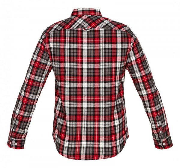 Koszula flanelowa krata czerwono-czarno-biała, rozmiar XL