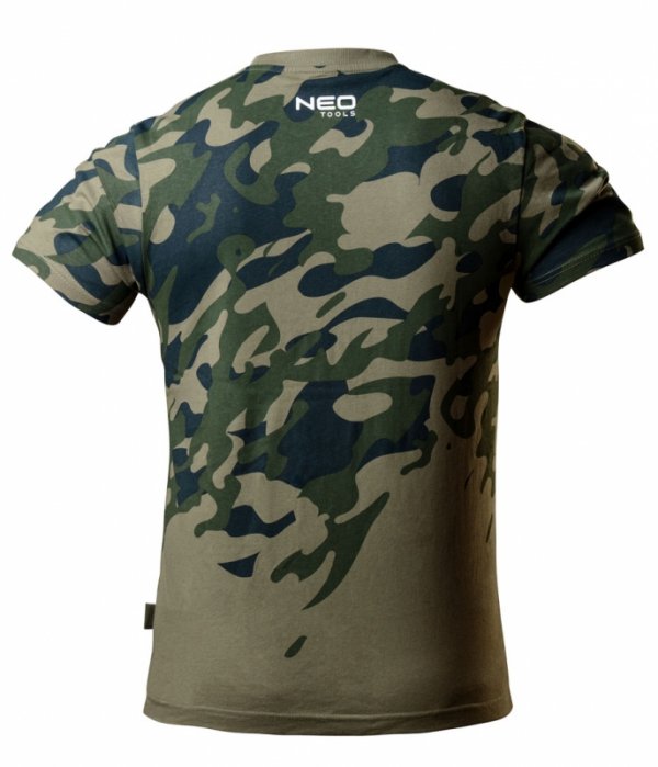 T-shirt roboczy z nadrukiem CAMO, rozmiar XXL