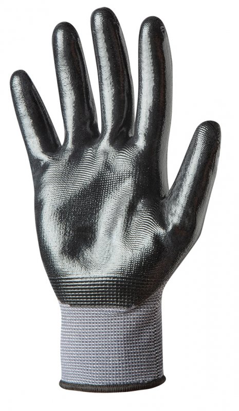 Rękawice robocze, nylon pokryty nitrylem, 4131X, rozmiar 8