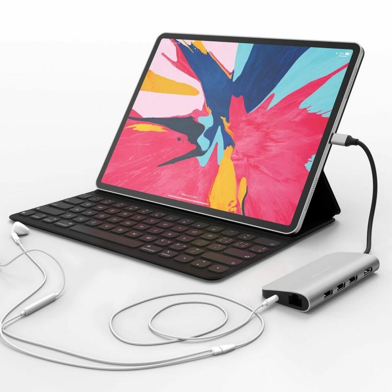 HUB USB Hyper 10258346 Srebro