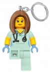 LEGO Brelok Z Latarką LED Minifigurka Pielęgniarka