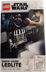 LEGO Star Wars Latarka LED Czołowa Czołówka Lord Darth Vader LedLite 7 cm
