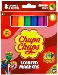 Chupa Chups Flamastry Markery Zapachowe 8 Kolorów