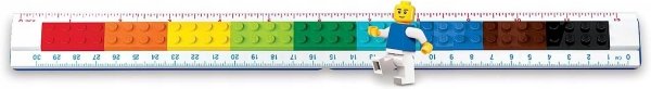 Linijka LEGO Do Zbudowania 15-30cm + Minifigurka