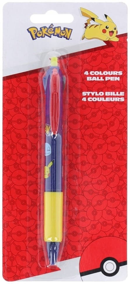 Czterokolorowy Długopis 4w1 Pokemon Bulbasaur