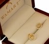 Kolczyki PĘTLA  brylanty 50/0,09cT sztyft złoto 585