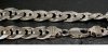 Bransoletka 12mm. masywna GUCCI 23,5cm srebro 925 rod