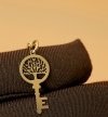 Przywieszka klucz drzewko szczęścia złoto 585 