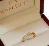 Pierścionek R.15 diamenty 1/0.08ct złoto 585 